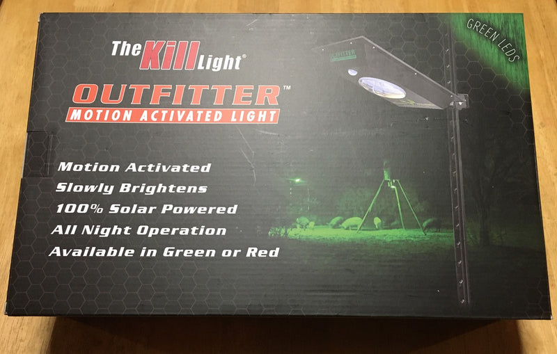 FEEDER LIGHT - Kill Light® OUTFITTER Solar Powered Motion Activated Feeder Light (green)