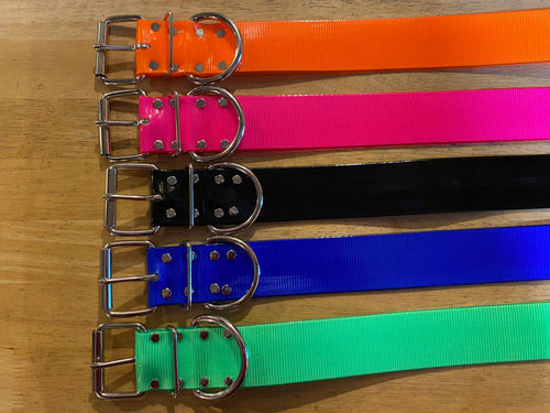 Q. 2 INCH BIOTHANE COLLAR - EXTRA LONG (FREE NAME TAG AT CHECKOUT)