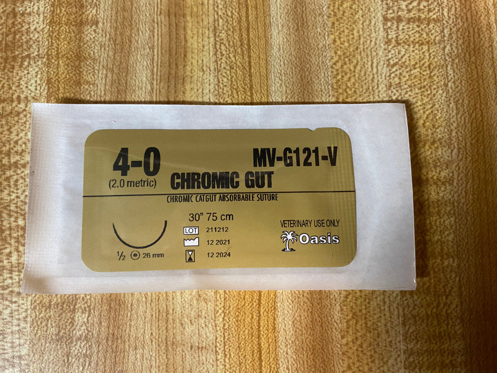 D. SUTURE (CHROMIC GUT ABSORBABLE)