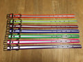 N. 3/4" REFLECTIVE DAY GLO PUPPY OR SMALL DOG COLLAR (FREE NAME TAG AT CHECKOUT)